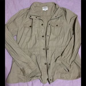St. John’s bay, Light weight jacket. XL, tan.
